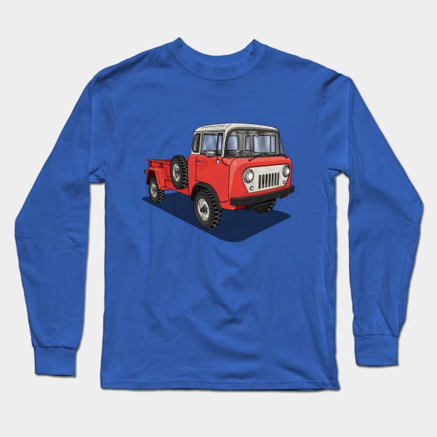 Jeep Forward Control FC-170 Long Sleeve T-Shirt by Guyvit